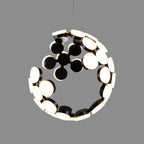 Nordic Sphere Moon Pendant Chandelier for Modern Decor & LED Lighting