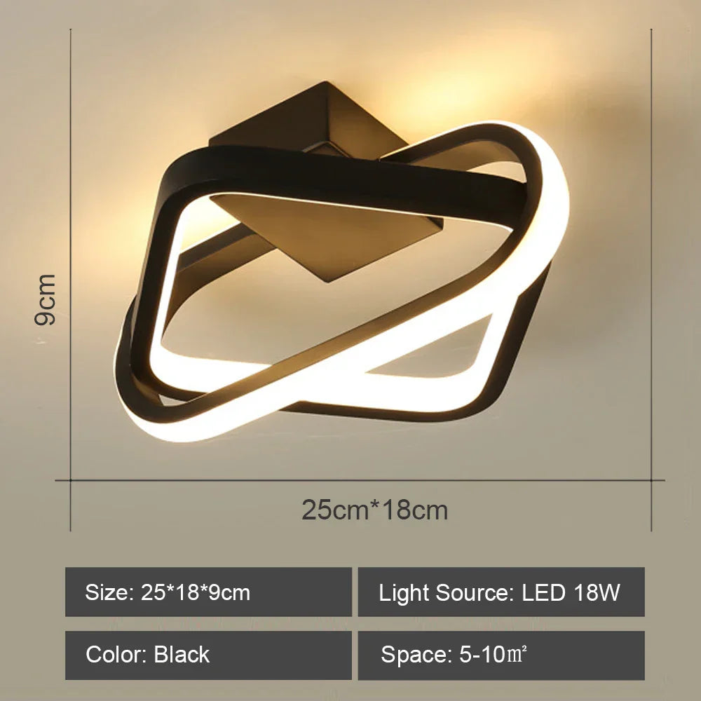 Nordic LED Ceiling Chandelier Acrylic Decor Modern Indoor Lighting