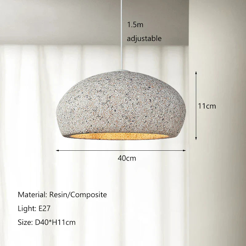 Wabi-Sabi Nordic Minimalist LED Pendant Lights for Home Decor and Ambient Lighting