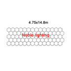 Honeycomb LED Car Detailing Ceiling Light - Customized Hexagon Design for Showroom