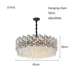 Modern Crystal Chandelier for High-End Living Room Decor Lighting