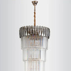 Crystal LED Pendant Chandelier for Modern Home Decor.