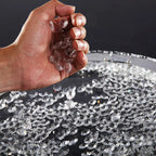 Crystal Ceiling Light for Home Living Room Bedroom, LED Bulbs Included