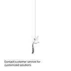 Modern Glass Ceiling Chandelier for Living Room, Hotel, Villa, and Duplex Building