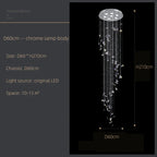 Butterfly Crystal Chandelier for High Ceilings & Staircases