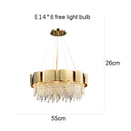Crystal Chandelier: Modern Luxury Lighting for Living Room, Dining, and Bedroom
