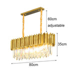 Nordic Modern Crystal Ceiling Chandelier LED Lights for Luxury Home Decor