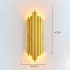 Crystal Gold LED Wall Sconce Modern Light for Bedroom Living Room Home Decor