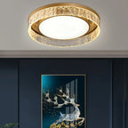 Luxury Nordic Chandelier Ring Ceiling Lamp for Modern Villa Living Room