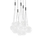 Glass Ball LED Pendant Light Fixture for Home Decor and Lighting in Various Rooms