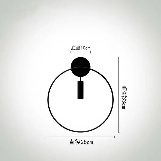 Revolta Nordic Wall Light: Minimalist Designer Bedside Lamp for Corridor and Lounge