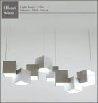 Magic Cube LED Pendant Light for Dining & Living Room by Samsarah Lighting