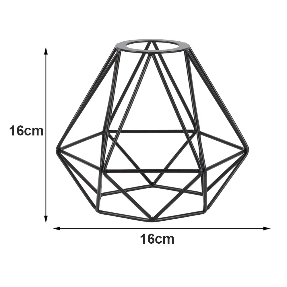 Geometric Metal Light Cage Cover Pendant Lampshade