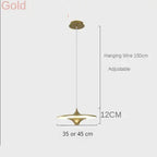 Nordic UFO LED Chandelier for Dining Table and Bedroom Decor