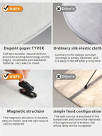 Silk Fabric Pendant Light: Nordic Design, Modern Chandelier for Living Room, Bedroom.