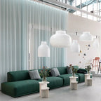 Japanese Nordic Design LED Silk Pendant Lights for Living Room and Restaurant