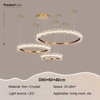 Crystal Pendant Chandelier: Designer LED Lighting for Living Room, Dining Room, Bedroom