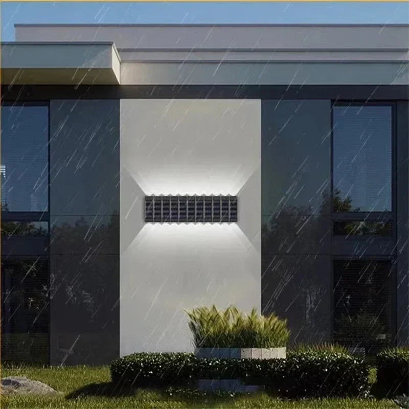 Solar Wall Lamp: Outdoor Waterproof Up/Down Lighting for Garden, Street, Landscape, Balcony