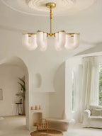 U-Shaped Milk White PE Pendant Lamp for Children's Bedroom and Living Room