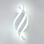 LED Wall Lamps Black White Light for Indoor Living Bedroom, Modern Design