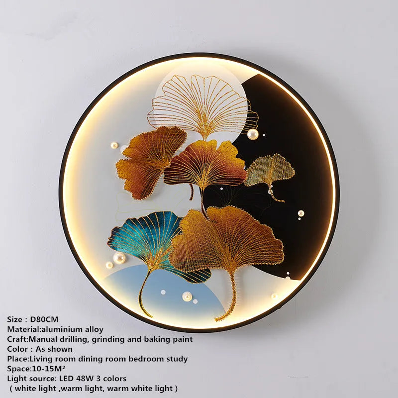 Chinese Picture Wall Decoration Lamp - Modern LED Lighting for Home Décor