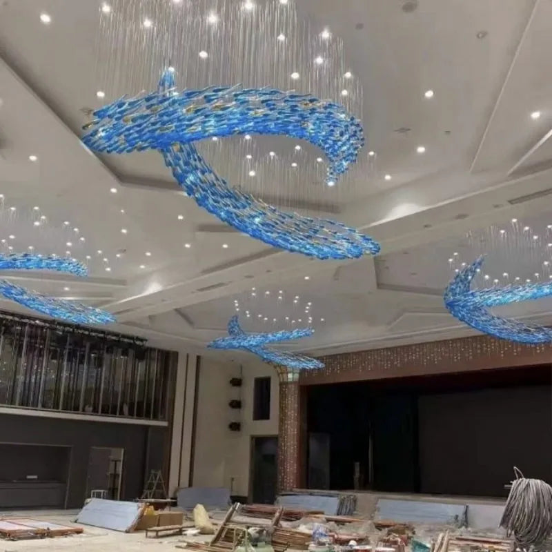 Nordic Style Living Room Pendant Light Chandelier - Custom Colors