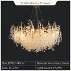 Gold Tree Branch Chandelier: Elegant European Style Pendant Light for Home Decor