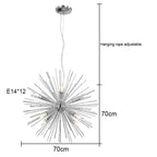 Dandelion Sea Urchin Chandelier LED Indoor Lighting.