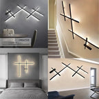 Modern Rotatable LED Wall Sconce for Living Room Bedroom Hallway