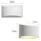 Gypsum LED Wall Lamp 5W Sconces Modern Indoor Lighting Bedroom Living Room