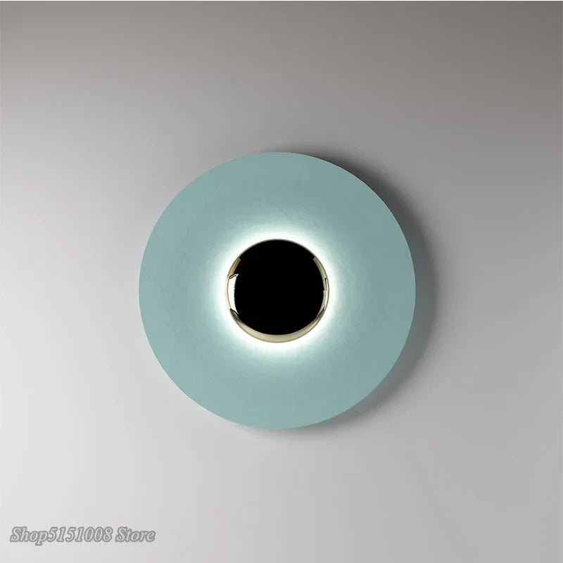 UFO Round Wall Sconce Light for Bedroom Restaurant Porch Decoration