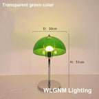 Bauhaus Mushroom Table Lamp, Modern Acrylic LED Night Light