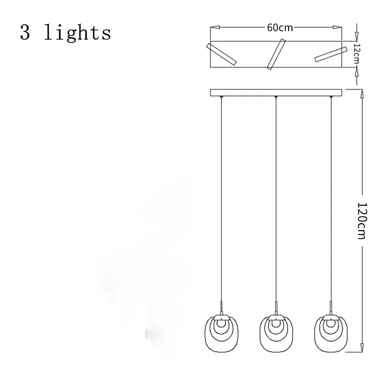 Luxury LED Crystal Chandelier for Staircase, Creative Living Room Lighting
