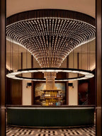 LED Chandelier: Custom Hotel Lobby Lighting Solution