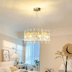 Crystal Ceiling Chandelier: Postmodern Luxury Indoor Lighting for Living Room, Dining Room & Bedroom