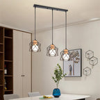 Wood LED Pendant Chandelier: Modern Nordic Home Decor Hanging Light for Kitchen, Living, Dining Room