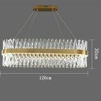 Modern Gold Crystal Ceiling Chandelier for Luxury Living Spaces
