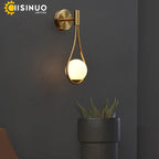 Gold G9 Wall Lamp Sconce - Nordic Style Lighting for Bedroom, Hallway, Study Area