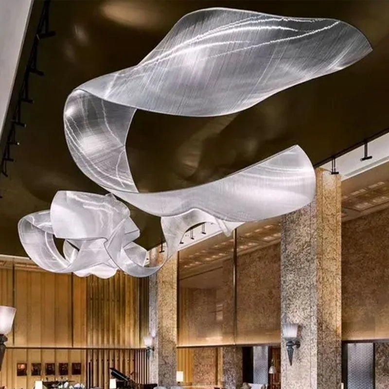 Glass Chandelier Pendant Lights Colored Living Room Hotel Lighting