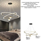 Modern Nordic Indoor LED Starry Sky Ceiling Chandelier