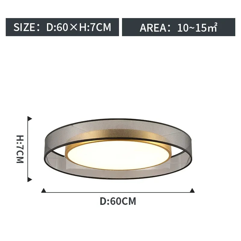 Circular LED Ceiling Light for Bedroom, Bathroom & Corridor - Modern Indoor Lighting Solution