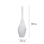 Bamboo Floor Lamp: Unique Rattan Light for Living Room, Bedroom, Teahouse Decor