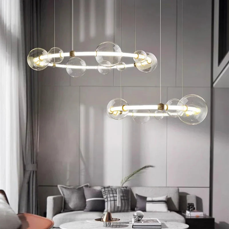 Modern LED Pendant Chandeliers for Living and Dining Room Lighting