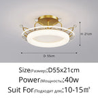 Kids' Room Ceiling Light in Gold Pink Blue for Bedroom and Living Room