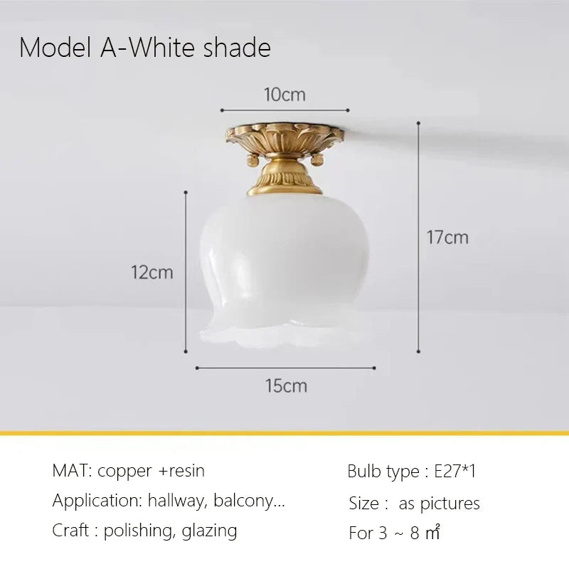 Vintage Nordic Ceiling Lamp: Creative LED Home Decor Lighting Fixtures