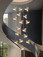 Crystal Chandelier: Modern Luxury Pendant Lights for Living Room, Staircase, Villa