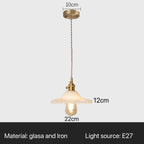 Nordic Flower Glass Pendant Chandeliers for Restaurant Cafe Hotel Decoration