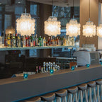 Aeolian Bells Shell Chandelier for Mediterranean Living Room, Shop, Bar, and Restaurant