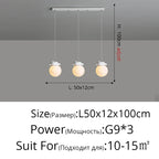 Bear Bedroom Wall Lamp: Modern Chandelier for Living Room, Study & Dining Room