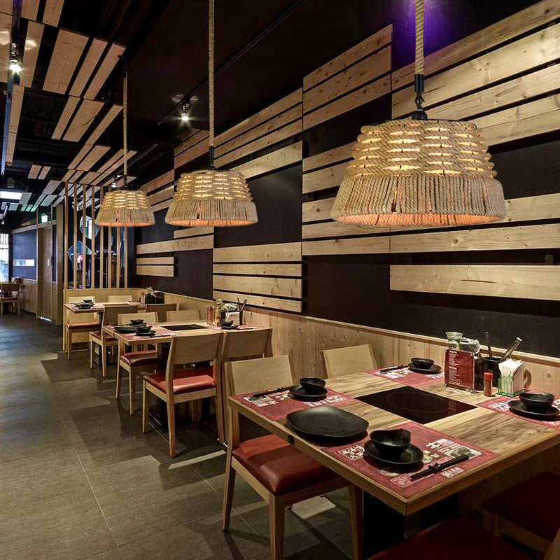 Industrial Rustic Pendant Lights Indoor Lamp for Living Dining Room Home Décor